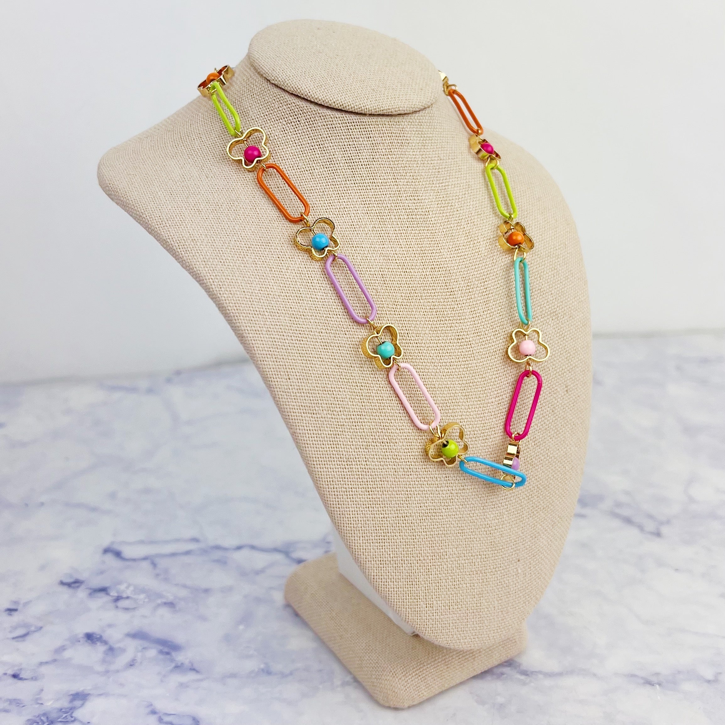 Paperclip Links Necklace