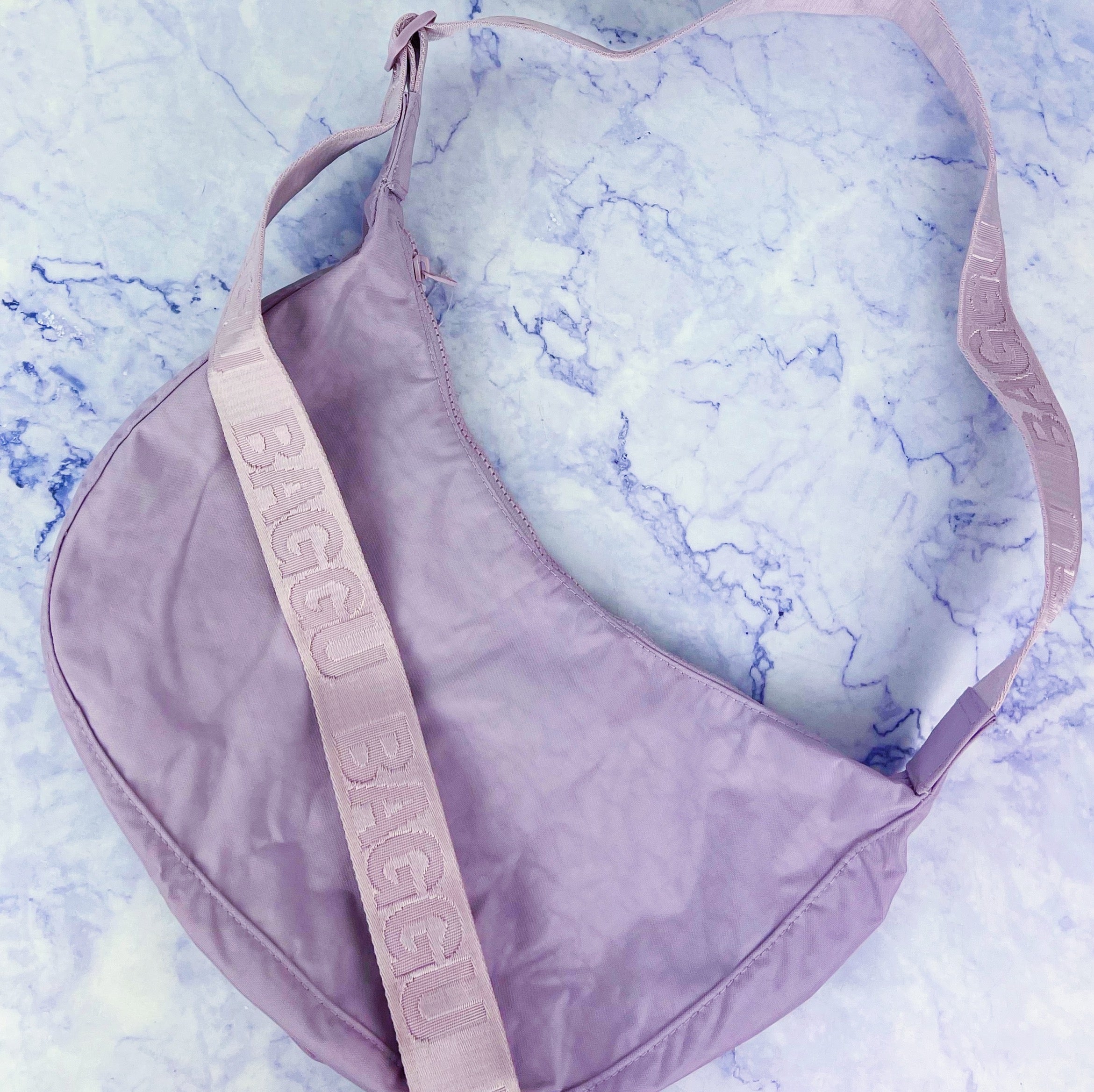 Medium Nylon Crescent Bag