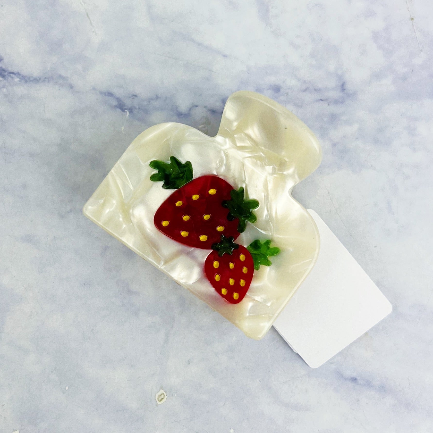 Strawberry Farm Handmade Hair Clip