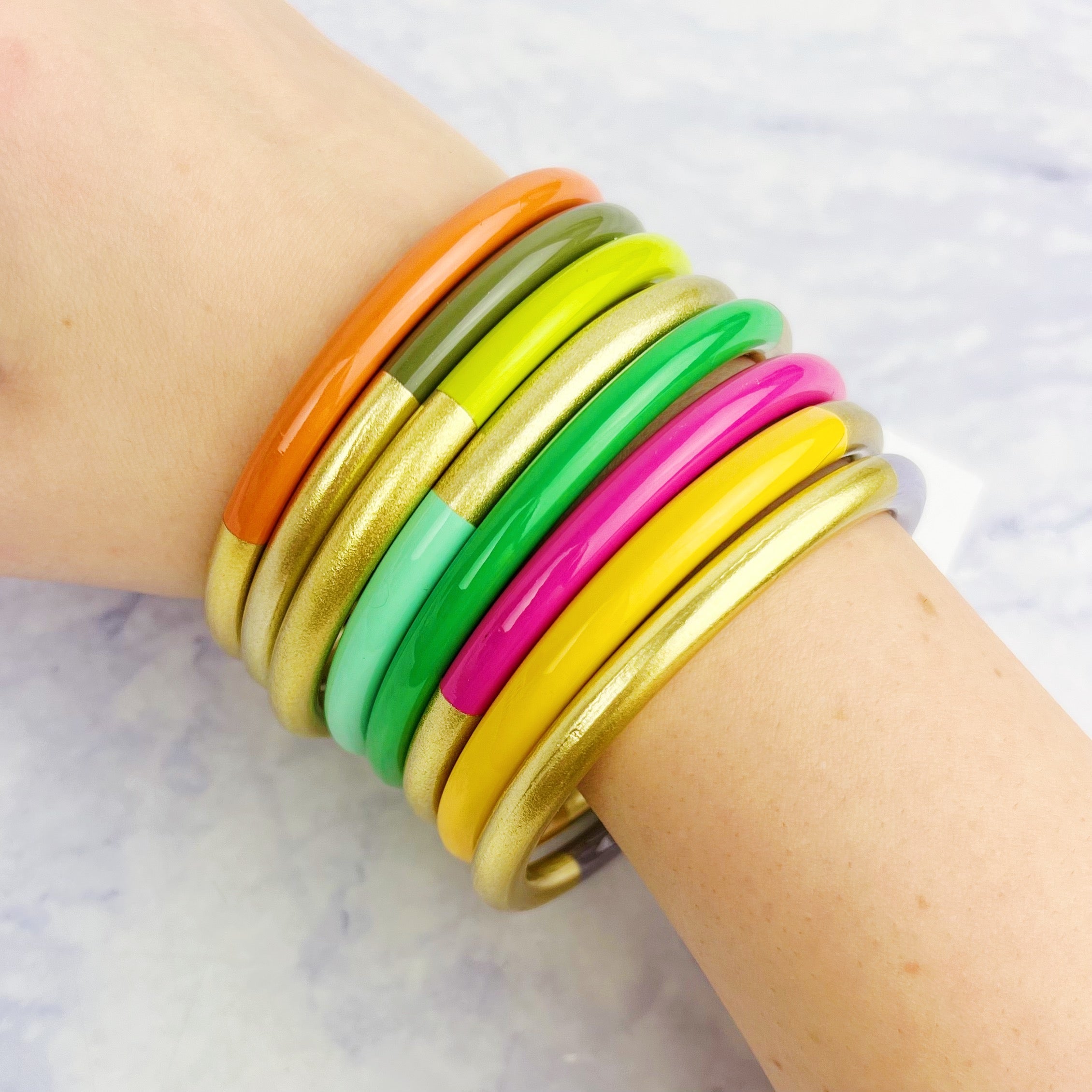 Bold and Gold Bangles