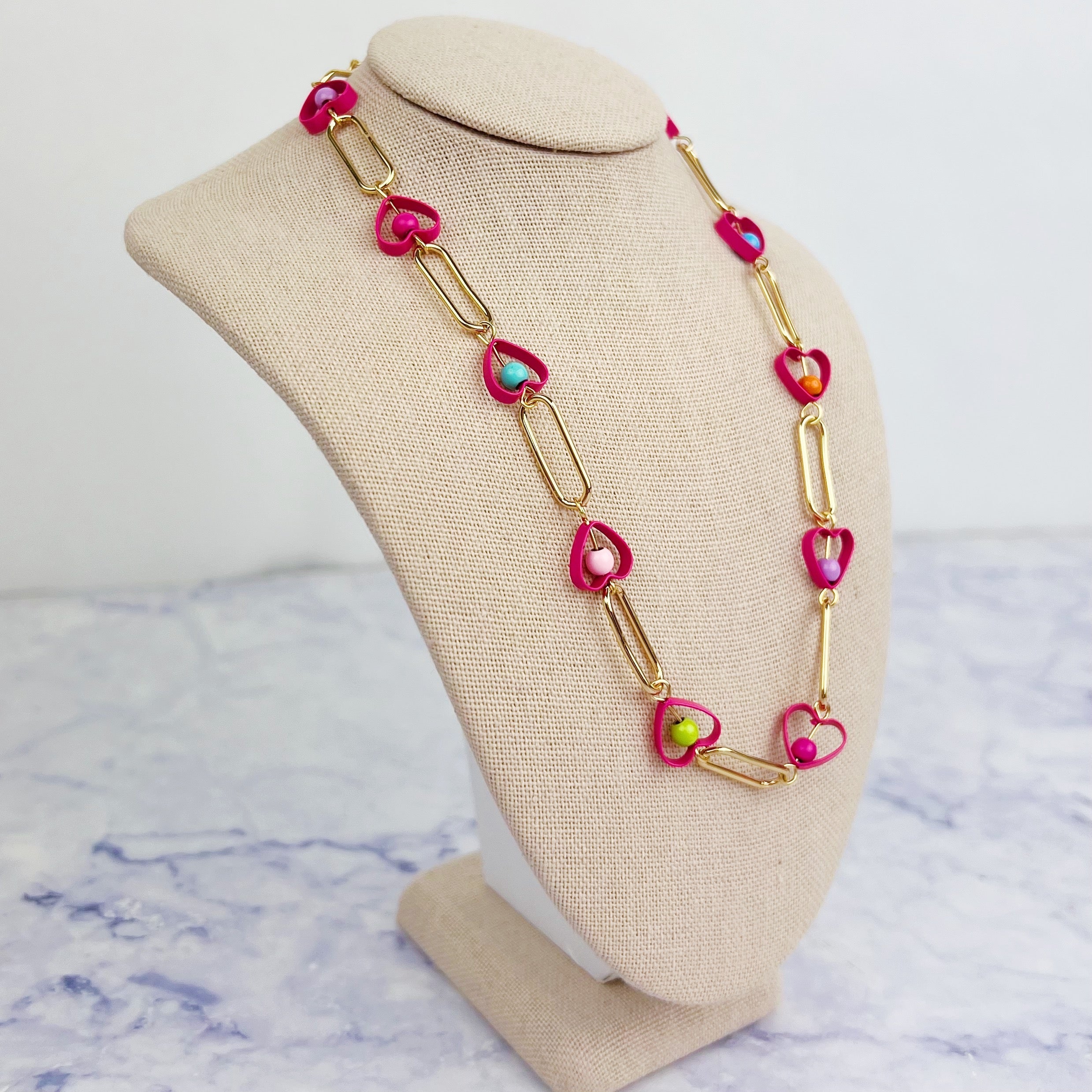 Paperclip Links Necklace