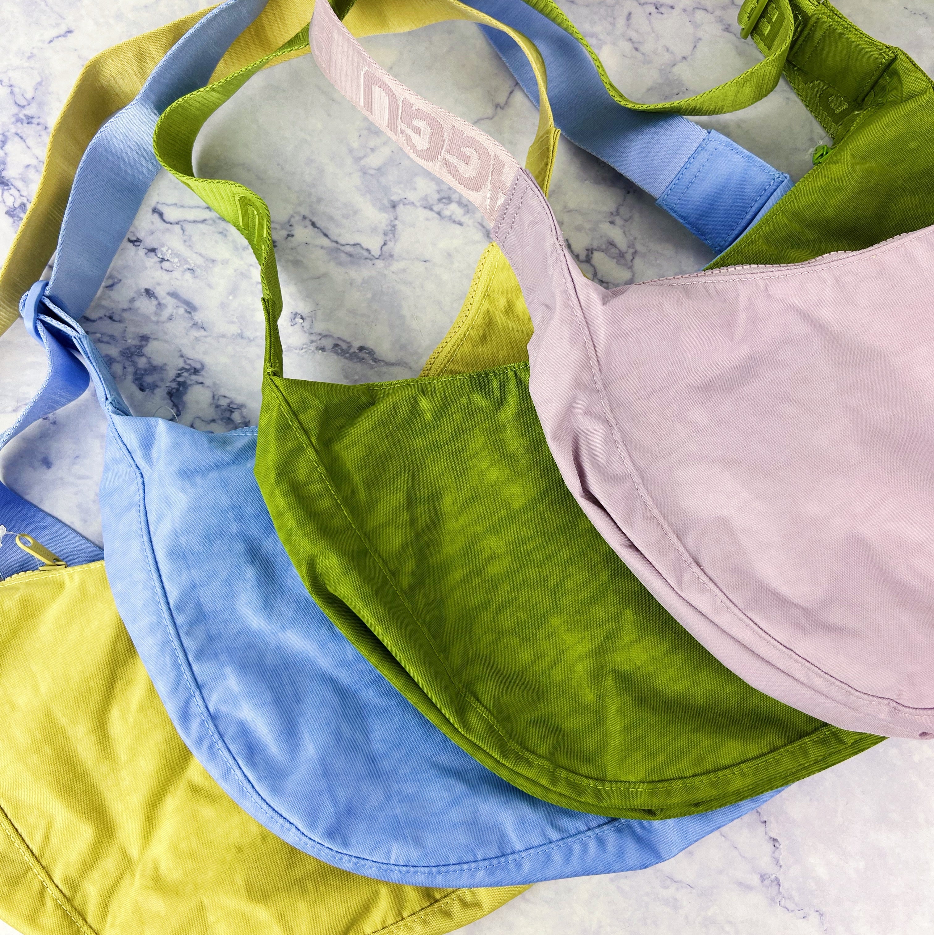 Medium Nylon Crescent Bag