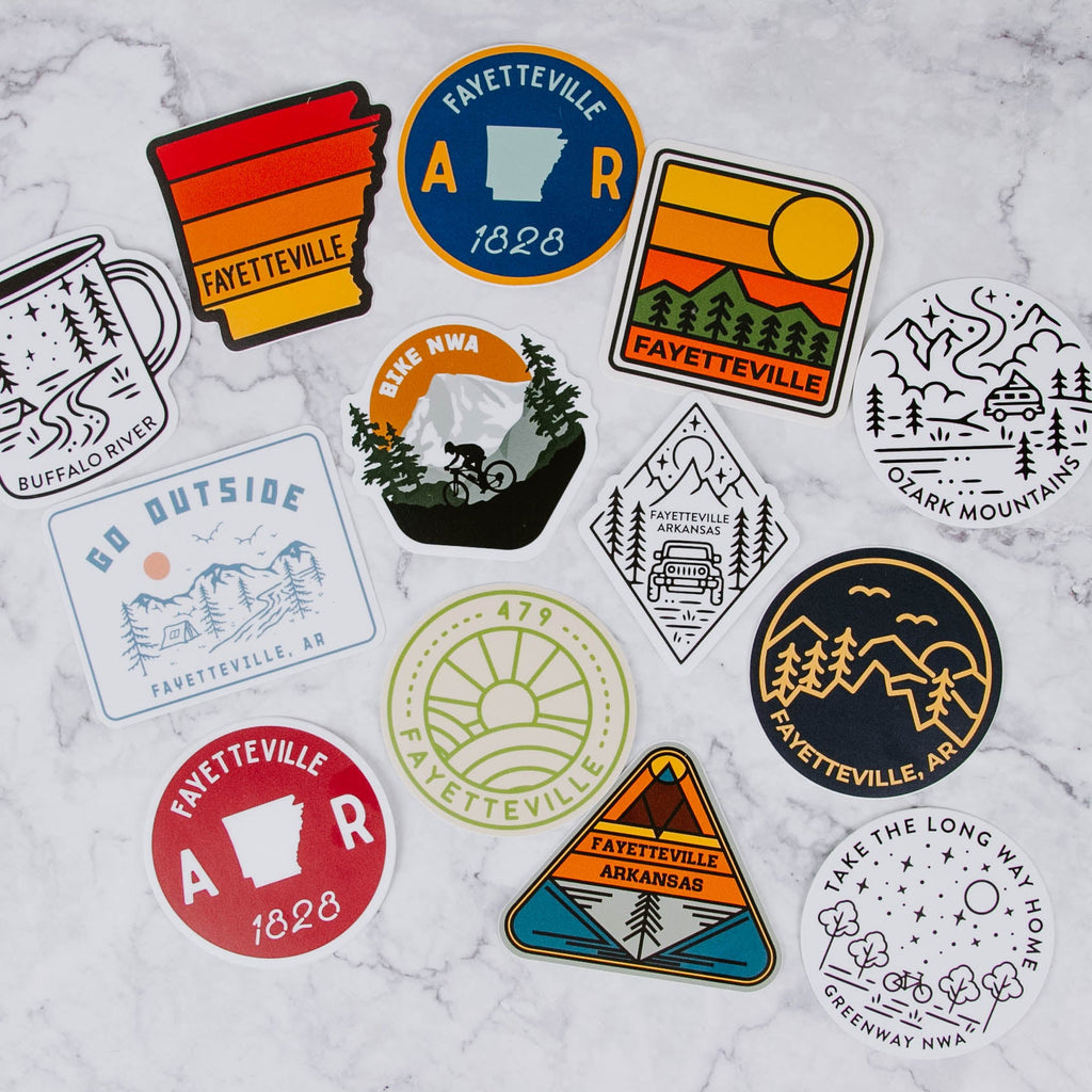 Fayetteville Vinyl Stickers