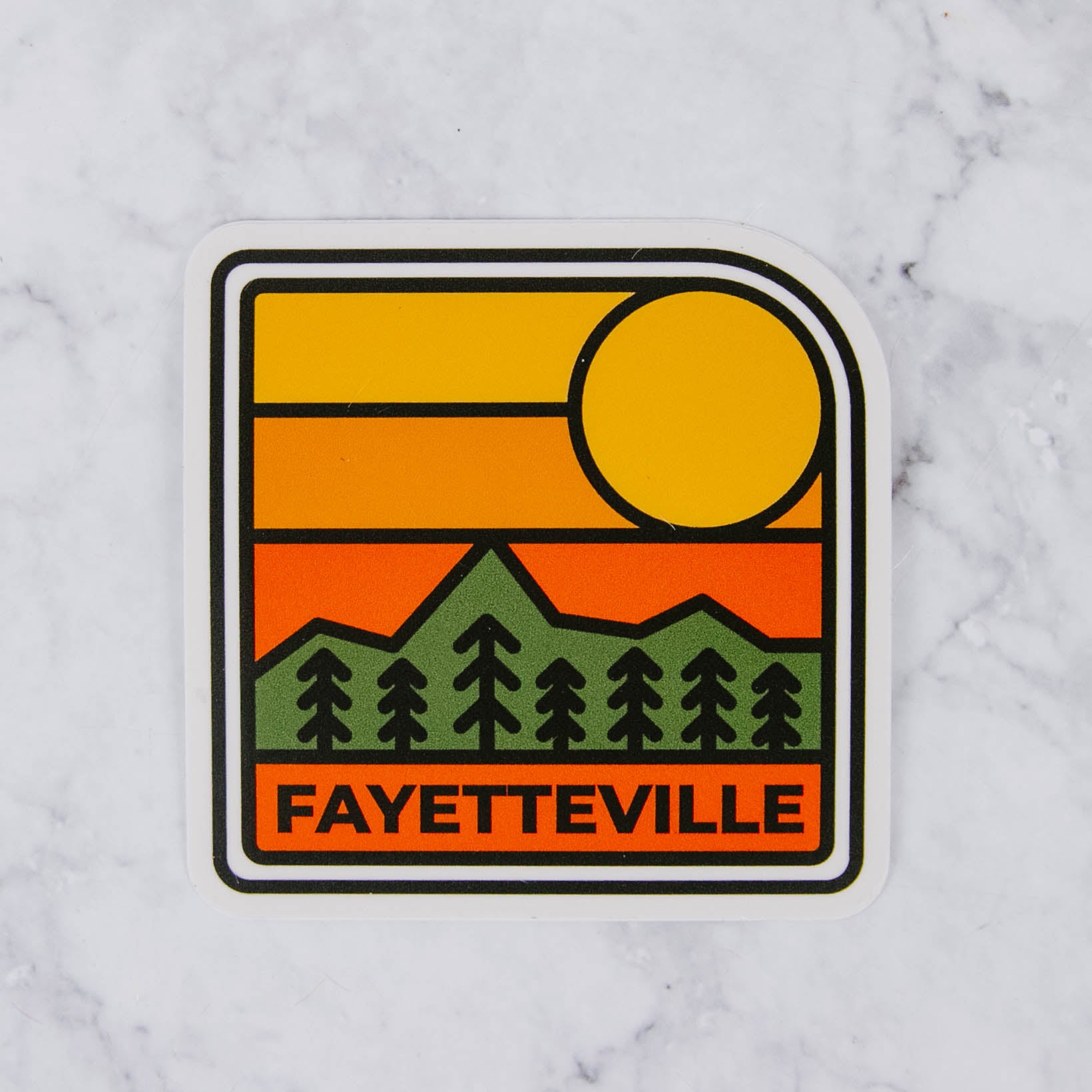 Fayetteville Vinyl Stickers